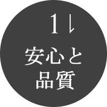 安心と品質